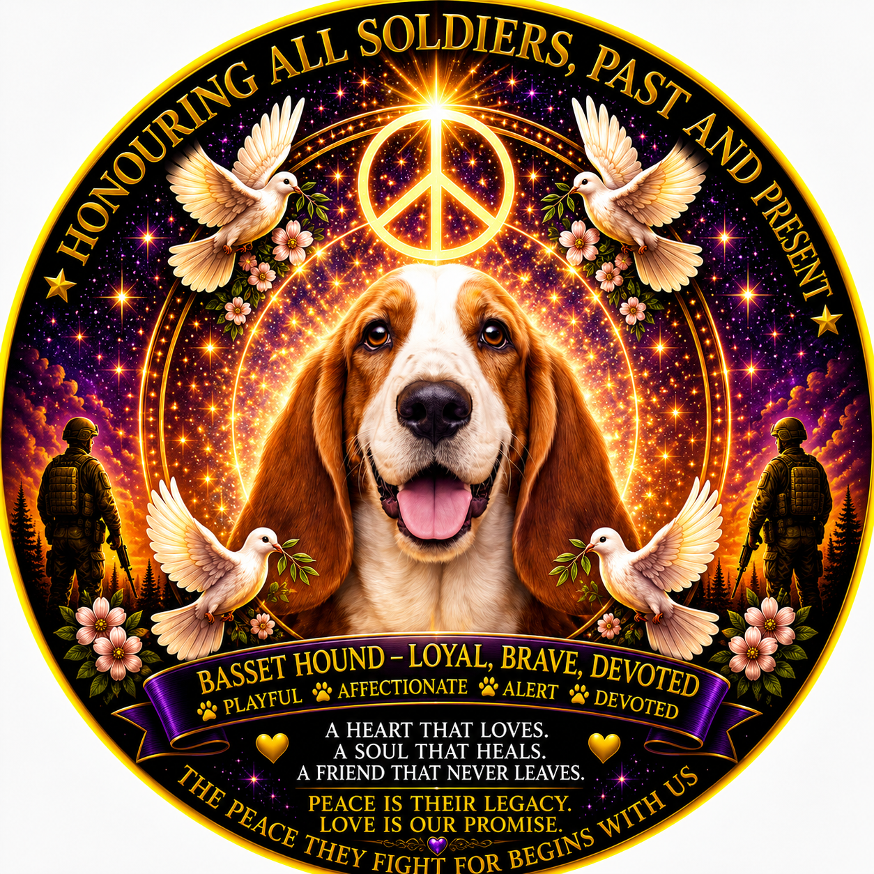 Basset Hound artwork
